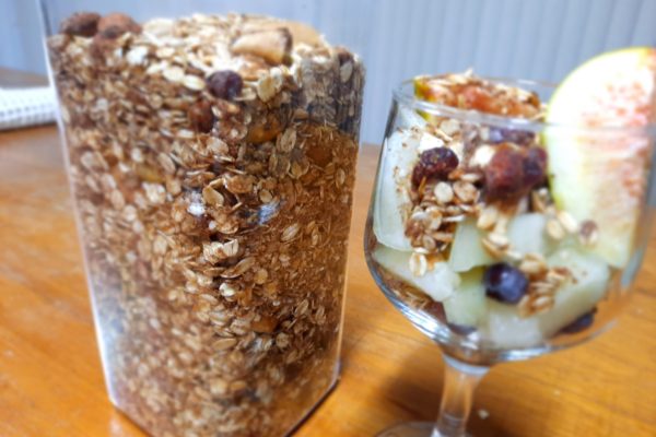 Receita de cereal matinal crocante sem glúten