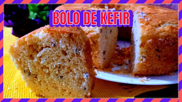 Receita de bolo com Kefir super fofinho!